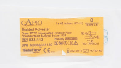 Teleflex 833-113 0 CAPIO, Braided Polyester Green PTFE, TC 43, 1 x 48inch (x)